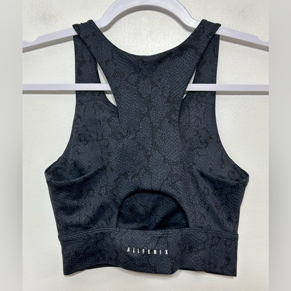 All Fenix Python Print Racerback Sports Bra - Picture 5 of 9